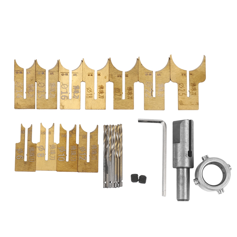 Set Mata Bor Manik-manik Kayu, - Drill Bits ulasan dan harga